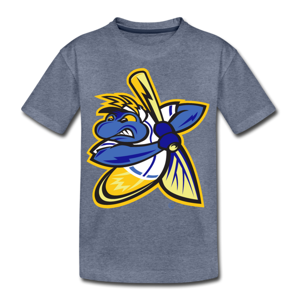 Springfield Fireflies Mascot Kids' Premium T-Shirt - heather blue