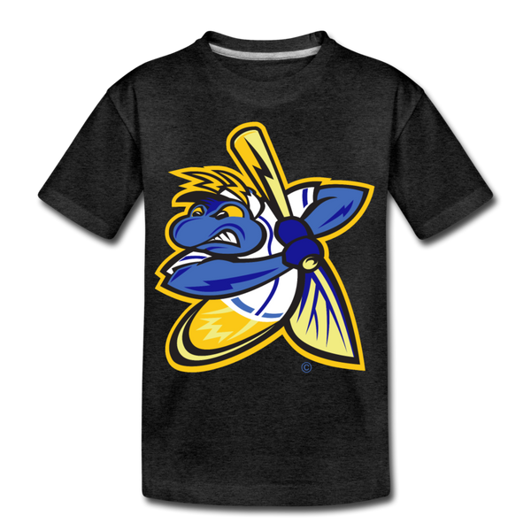 Springfield Fireflies Mascot Kids' Premium T-Shirt - charcoal gray