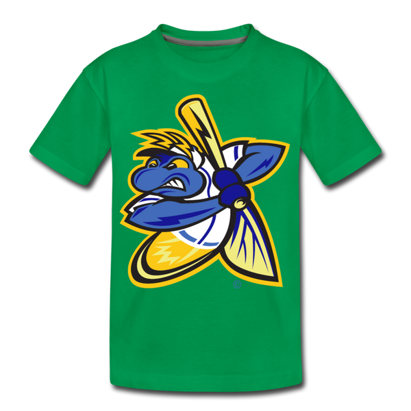 Springfield Fireflies Mascot Kids' Premium T-Shirt - kelly green