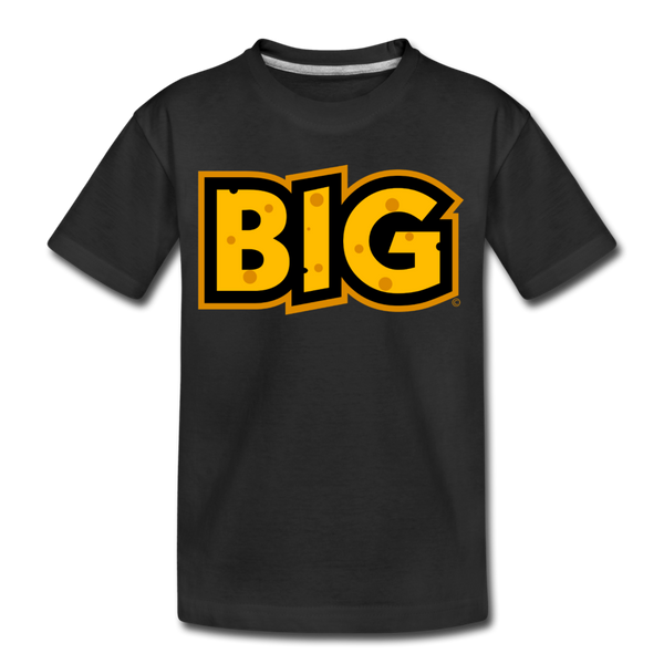 Wisconsin Big Cheese BIG Kids' Premium T-Shirt - black