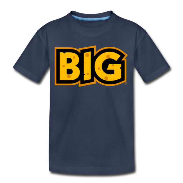 Wisconsin Big Cheese BIG Kids' Premium T-Shirt - navy