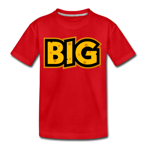 Wisconsin Big Cheese BIG Kids' Premium T-Shirt - red