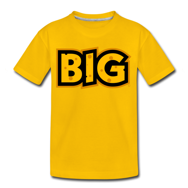 Wisconsin Big Cheese BIG Kids' Premium T-Shirt - sun yellow