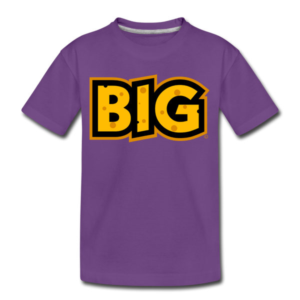 Wisconsin Big Cheese BIG Kids' Premium T-Shirt - purple