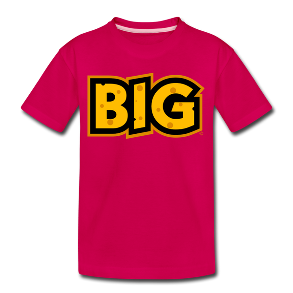 Wisconsin Big Cheese BIG Kids' Premium T-Shirt - dark pink