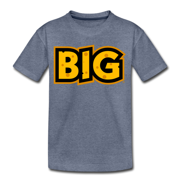 Wisconsin Big Cheese BIG Kids' Premium T-Shirt - heather blue