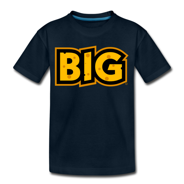 Wisconsin Big Cheese BIG Kids' Premium T-Shirt - deep navy