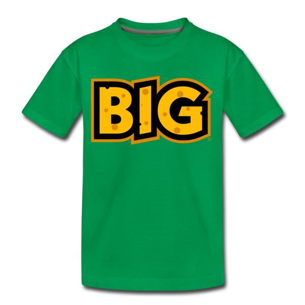 Wisconsin Big Cheese BIG Kids' Premium T-Shirt - kelly green
