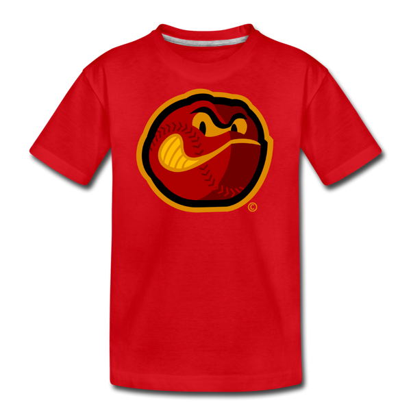 Wisconsin Big Cheese Mascot Kids' Premium T-Shirt - red