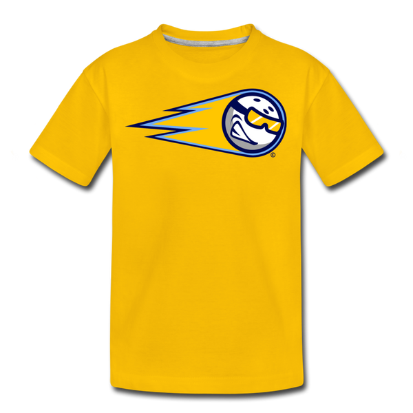 Minnesota Snowballs Mascot Kids' Premium T-Shirt - sun yellow
