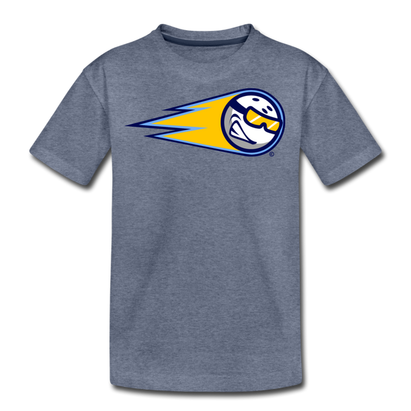 Minnesota Snowballs Mascot Kids' Premium T-Shirt - heather blue