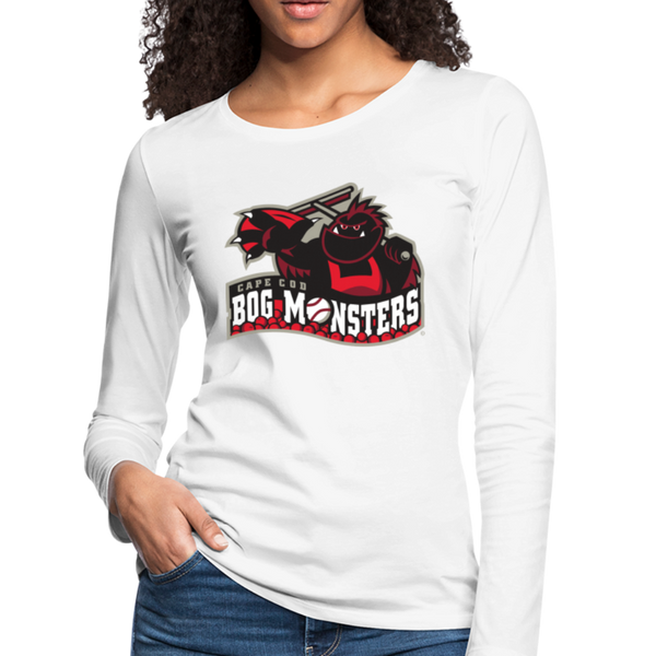 Cape Cod Bog Monsters Women's Long Sleeve T-Shirt - white