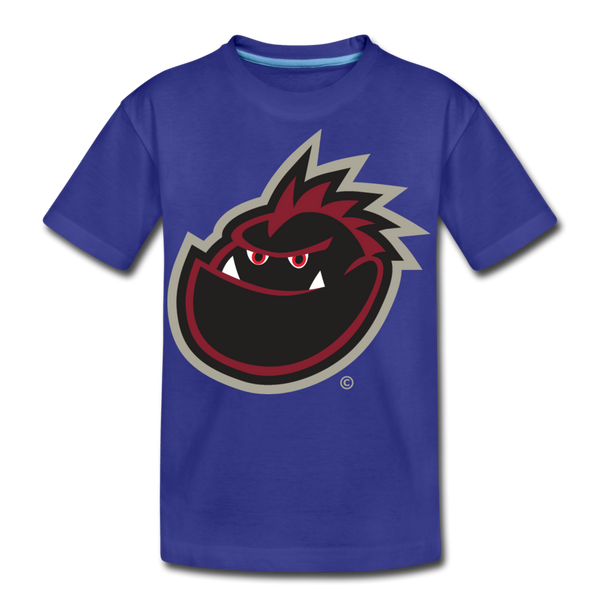 Cape Cod Bog Monsters Mascot Kids' Premium T-Shirt - royal blue