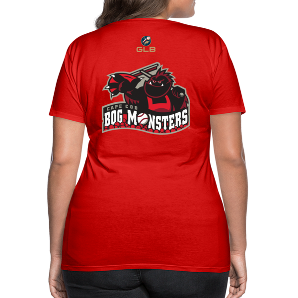 Cape Cod Bog Monsters Women’s Premium T-Shirt - red