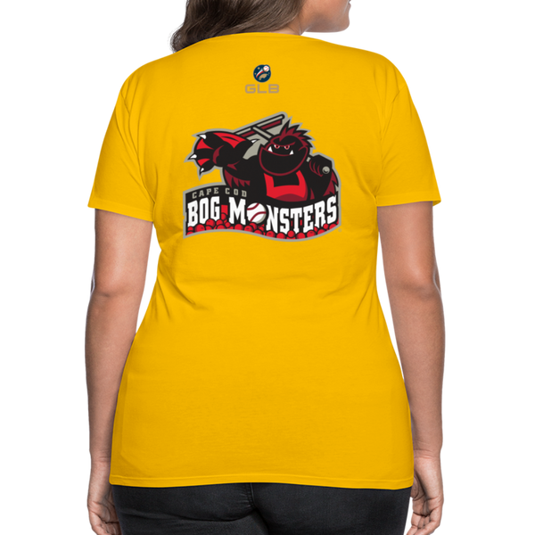 Cape Cod Bog Monsters Women’s Premium T-Shirt - sun yellow