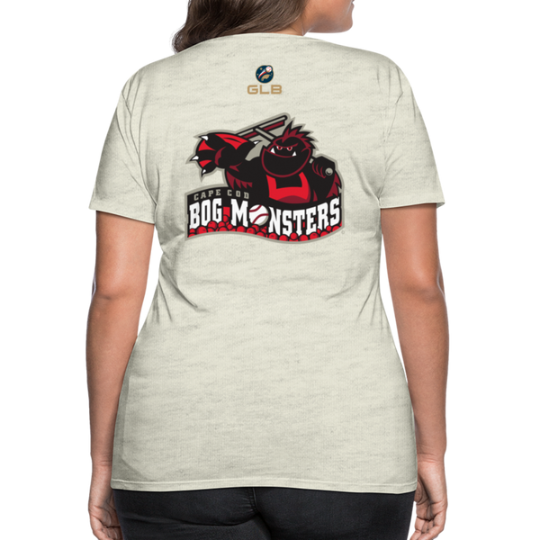 Cape Cod Bog Monsters Women’s Premium T-Shirt - heather oatmeal