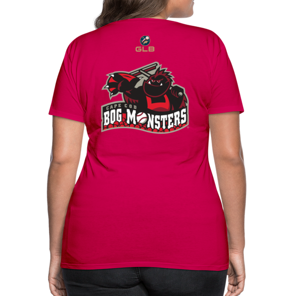 Cape Cod Bog Monsters Women’s Premium T-Shirt - dark pink