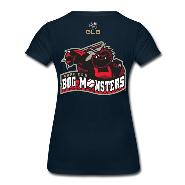 Cape Cod Bog Monsters Women’s Premium T-Shirt - deep navy