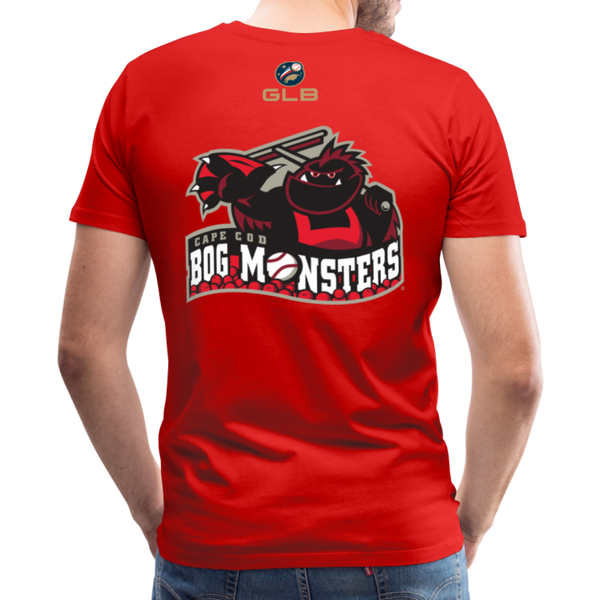 Cape Cod Bog Monsters Men's Premium T-Shirt - red