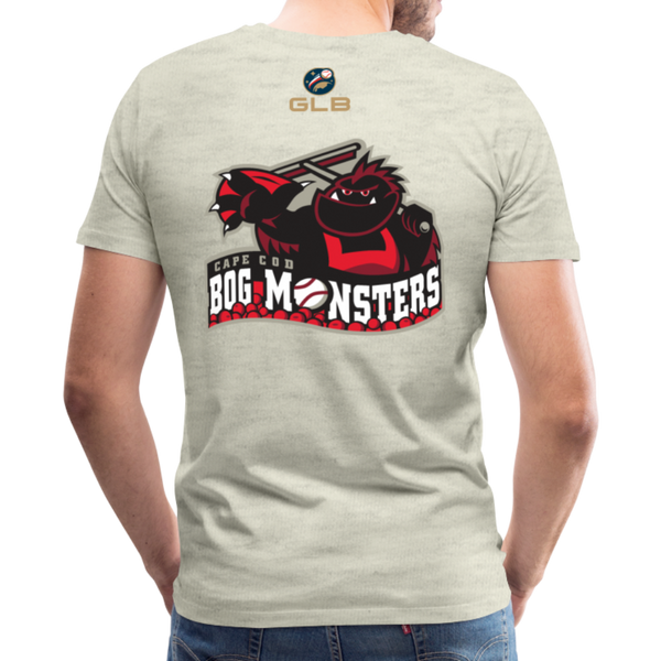 Cape Cod Bog Monsters Men's Premium T-Shirt - heather oatmeal