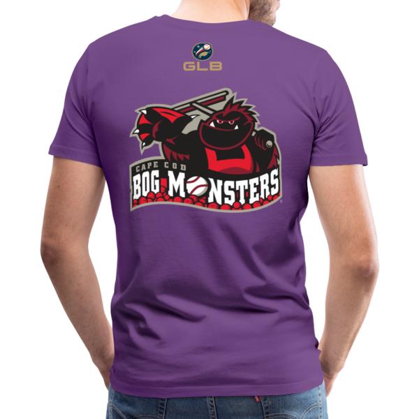 Cape Cod Bog Monsters Men's Premium T-Shirt - purple