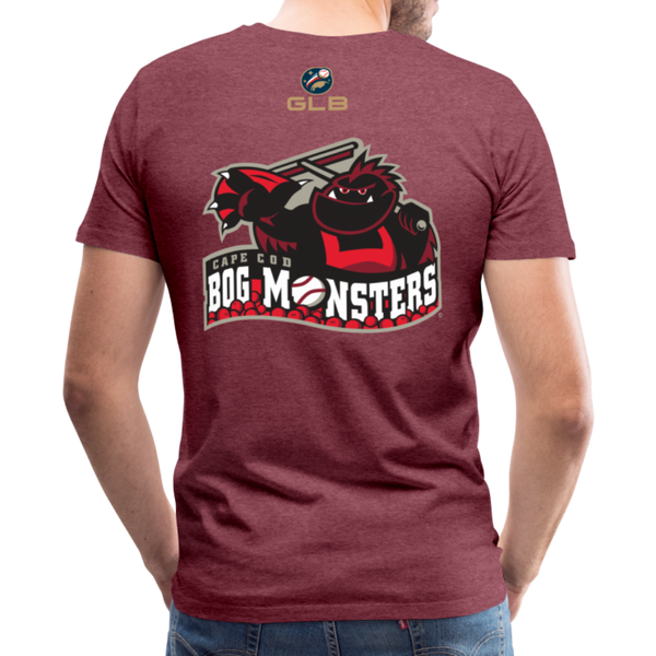 Cape Cod Bog Monsters Men's Premium T-Shirt - heather burgundy