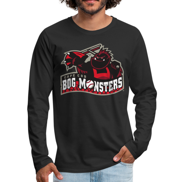 Cape Cod Bog Monsters Men's Long Sleeve T-Shirt - black