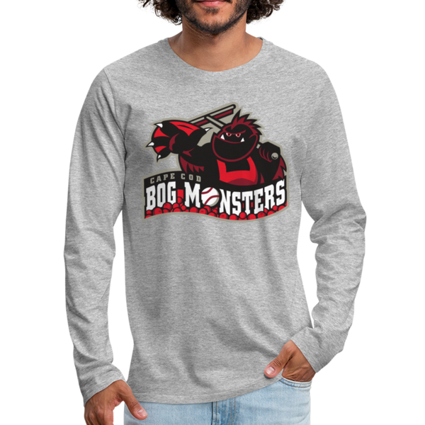 Cape Cod Bog Monsters Men's Long Sleeve T-Shirt - heather gray