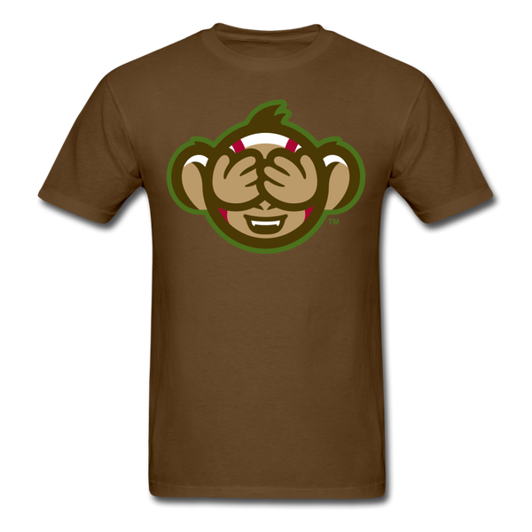 Tri-City Wise Monkeys See No Evil Unisex Classic T-Shirt - brown