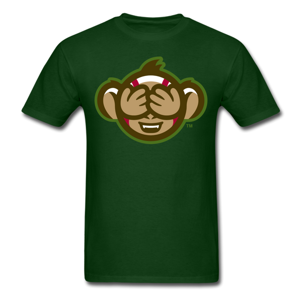 Tri-City Wise Monkeys See No Evil Unisex Classic T-Shirt - forest green