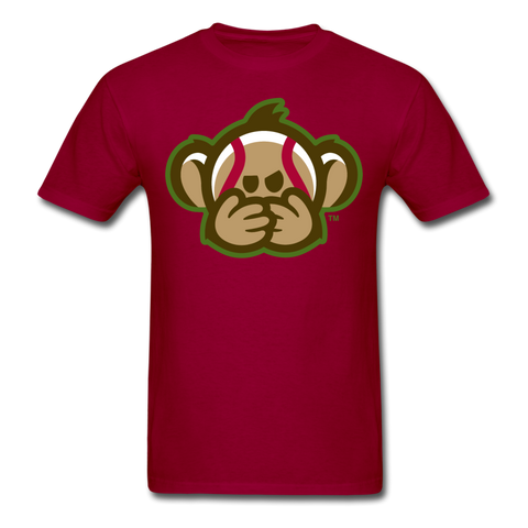 Tri-City Wise Monkeys Speak No Evil Unisex Classic T-Shirt - dark red