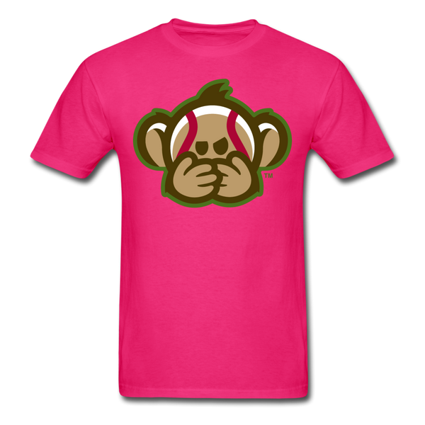 Tri-City Wise Monkeys Speak No Evil Unisex Classic T-Shirt - fuchsia