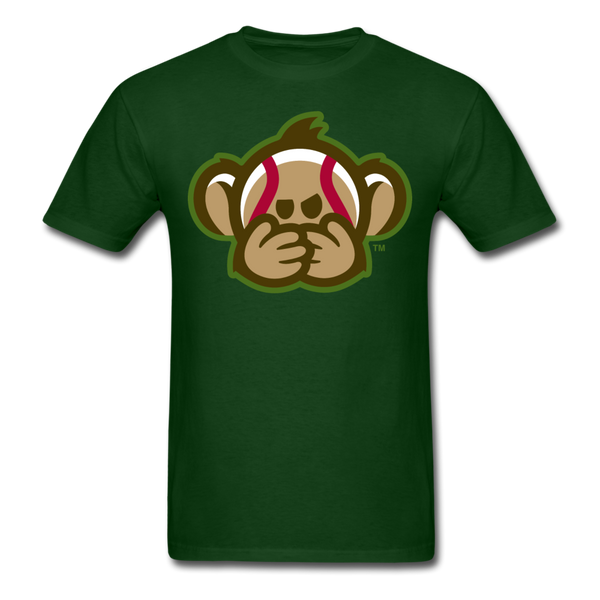 Tri-City Wise Monkeys Speak No Evil Unisex Classic T-Shirt - forest green