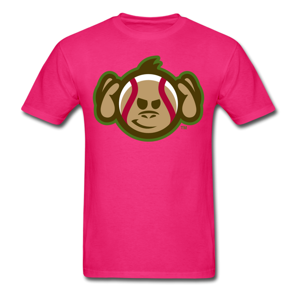 Tri-City Wise Monkeys Hear No Evil Unisex Classic T-Shirt - fuchsia