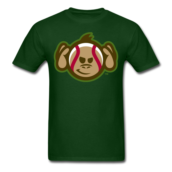 Tri-City Wise Monkeys Hear No Evil Unisex Classic T-Shirt - forest green