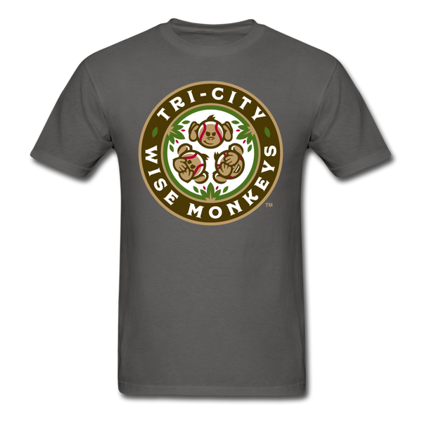Tri-City Wise Monkeys Unisex Classic T-Shirt - charcoal