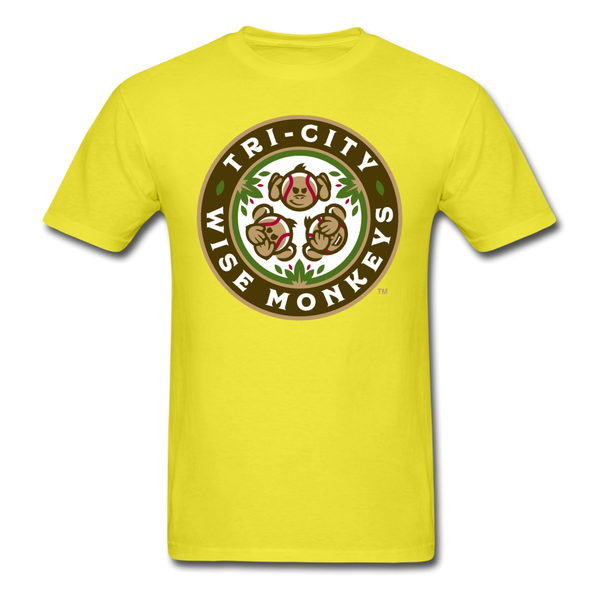 Tri-City Wise Monkeys Unisex Classic T-Shirt - yellow