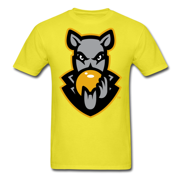 Hagerstown Alley Rats Center Rat Mascot Unisex Classic T-Shirt - yellow