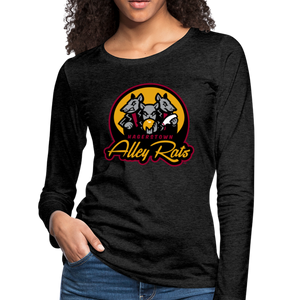 Hagerstown Alley Rats Women's Long Sleeve T-Shirt - charcoal gray