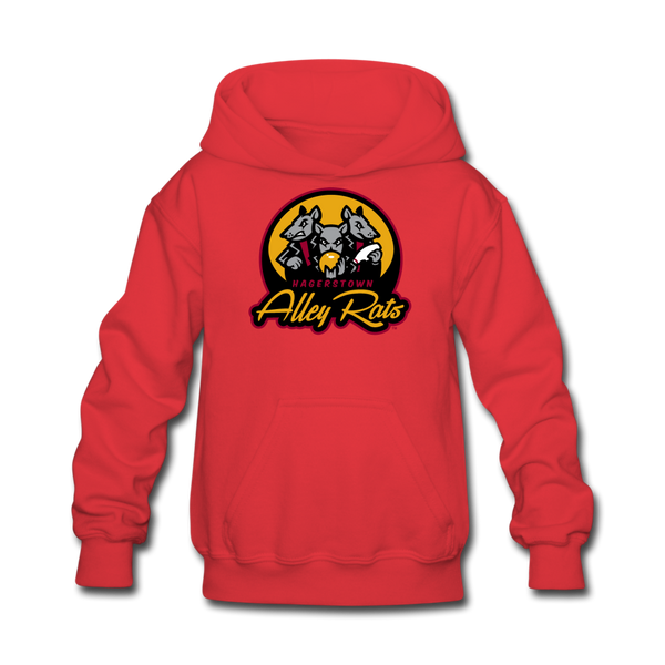 Hagerstown Alley Rats Kids' Hoodie - red