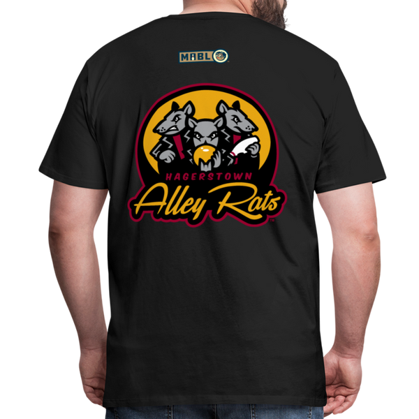 Hagerstown Alley Rats Men's Premium T-Shirt - black