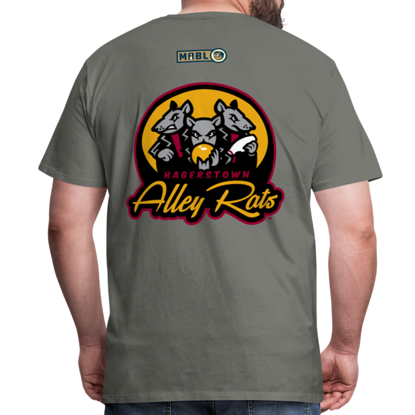 Hagerstown Alley Rats Men's Premium T-Shirt - asphalt gray