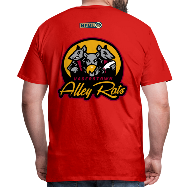 Hagerstown Alley Rats Men's Premium T-Shirt - red