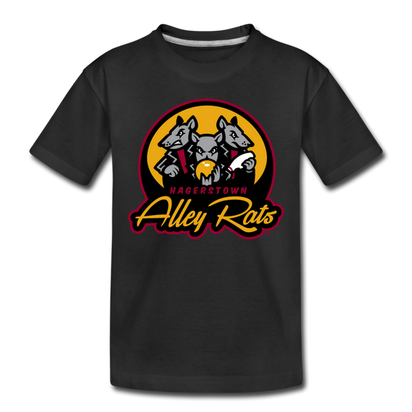 Hagerstown Alley Rats Kids' Premium T-Shirt - black