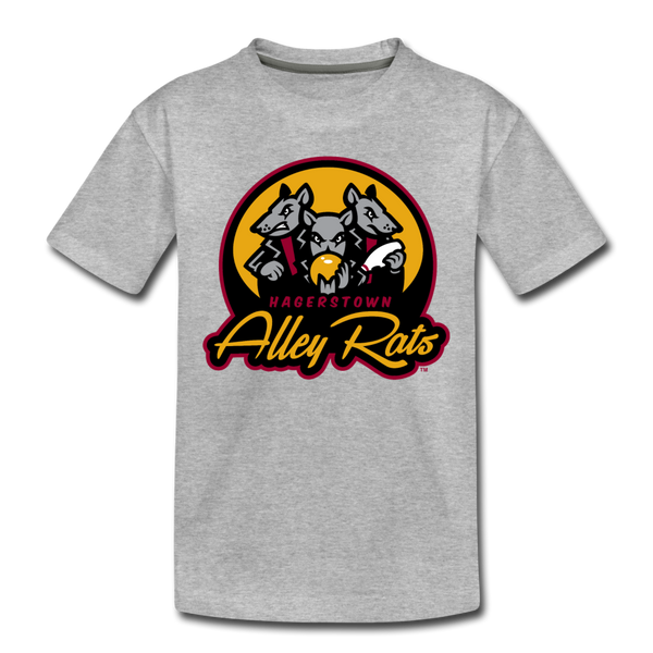 Hagerstown Alley Rats Kids' Premium T-Shirt - heather gray