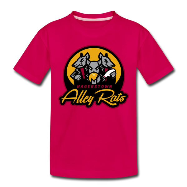 Hagerstown Alley Rats Kids' Premium T-Shirt - dark pink