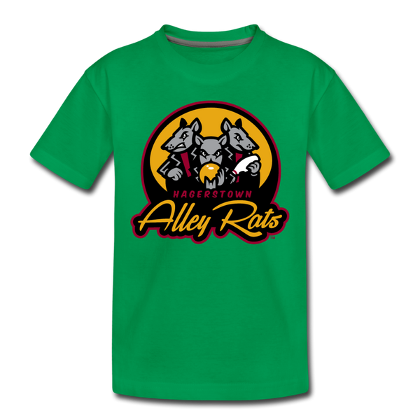 Hagerstown Alley Rats Kids' Premium T-Shirt - kelly green