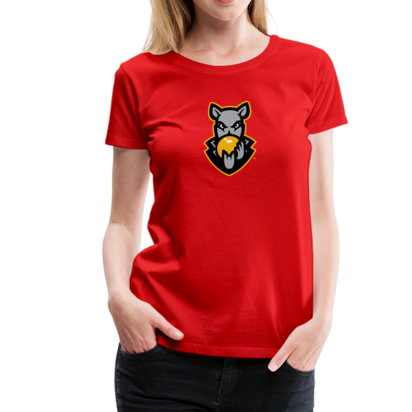 Hagerstown Alley Rats Women’s Premium T-Shirt - red