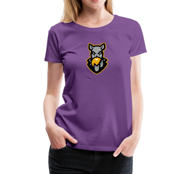 Hagerstown Alley Rats Women’s Premium T-Shirt - purple