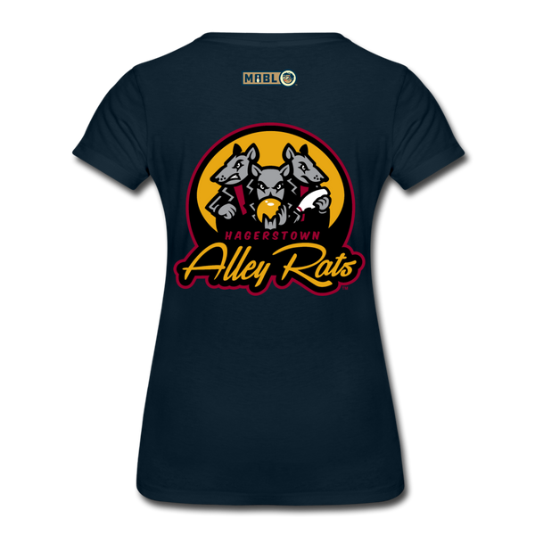 Hagerstown Alley Rats Women’s Premium T-Shirt - deep navy